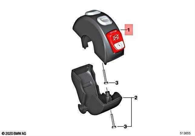 Bmw Kombinuotas Jungiklis Dešinėje K42 K46 K48 K72 K75 Originalus 61318546168