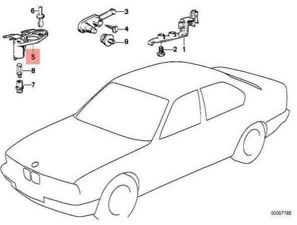 BMW Lampenhalter E30 3 1981 1994 Originalus 63311215547