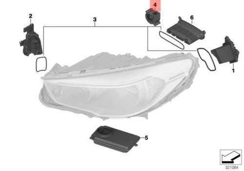 Bmw Led Ekranas Ventiliatoriui Desine 63117352480
