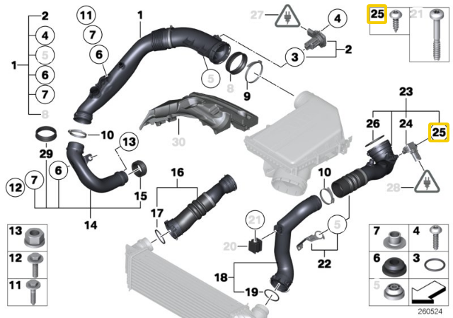 BMW Linsenschraube Originalus 51417067920