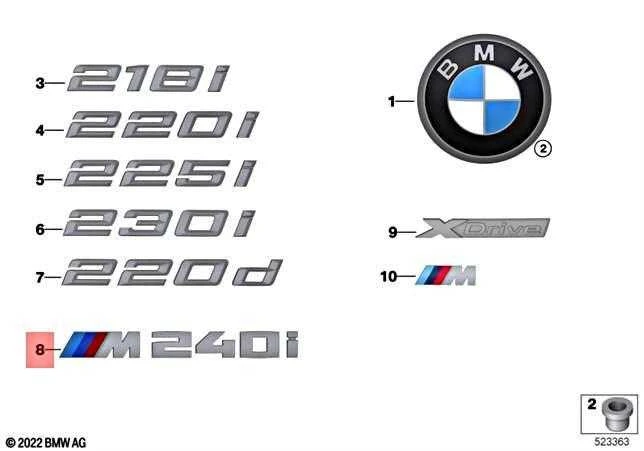 BMW M240iX B58D 2020 2021 Coupe Originalus 51148098257