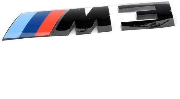 BMW M3 F80 Bagažinės M3 ženklelis juodas galinis originalus 51148068580