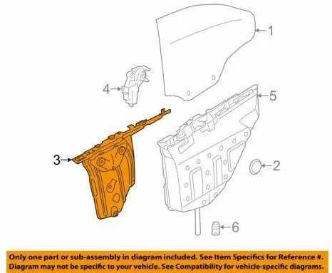 BMW M4 F33 F83 Langų pakėlėjas galinis dešinysis originalus 51357352750