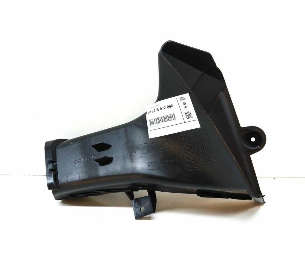 BMW M4 kupė G22 G82 priekinis dešinysis stabdžių oro kanalas 51748072098 NAUJAS ORIGINALUS