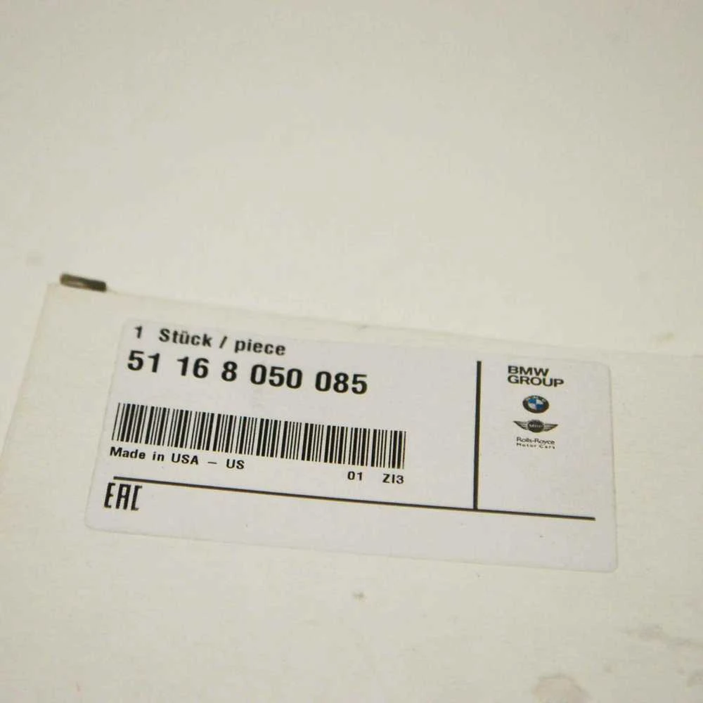 BMW M5 F10 priekinių kairės pusės durelių veidrodėlio stiklas LHD originalus 51168050085
