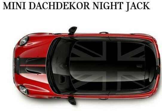BMW MINI 3 durų F56 Folijos stogo plėvelė Night Jack stogo plėvelė 51142459033 Originali