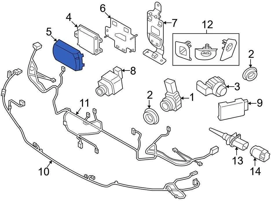 BMW G22 G26 Atstumo Jutiklio Dangtelis Originalus 66319500095
