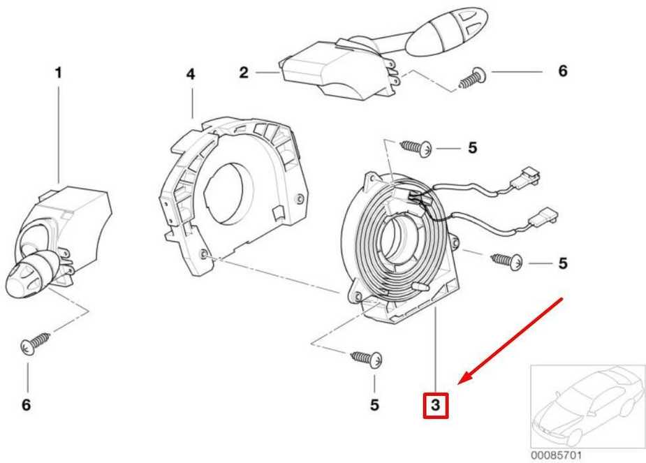 BMW MINI CABRIO R52 vairo kolonėlės slydimo žiedas originalus 61316800997
