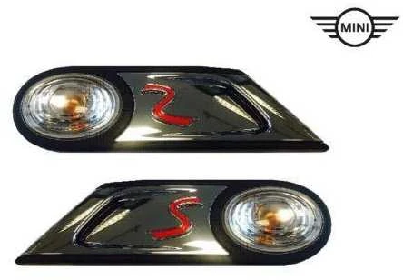 BMW Mini Cooper R55 R56 R57 Papildoma kairė posūkio indikatoriaus lemputė originali 63137268881