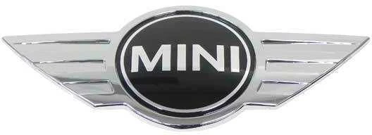 BMW MINI Cooper R60 R61 sparnai variklio dangčiui emblema emblema logotipas originalus 51149811725