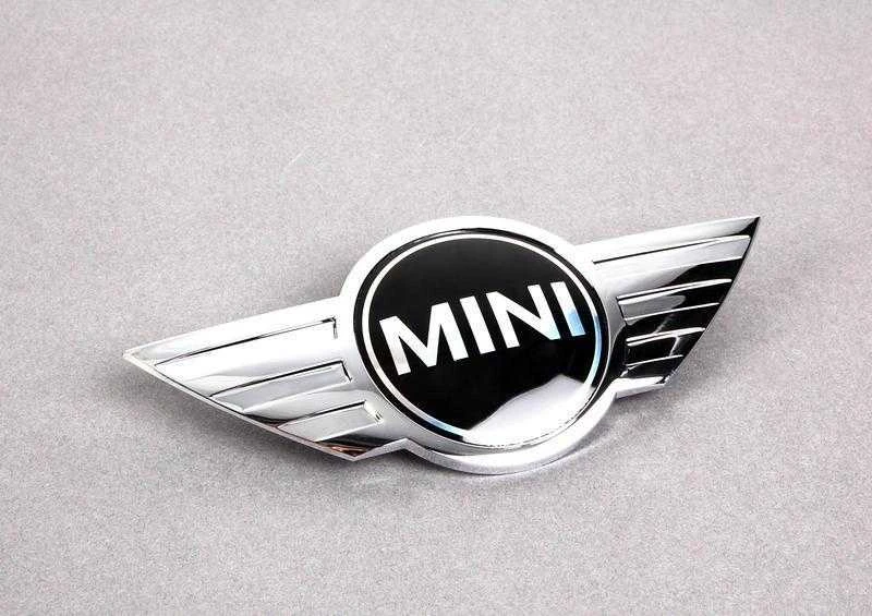 BMW MINI COOPER VARIKLIO DANGČIO EMBLEMA CHROMUOTAS ŽENKLIUKAS 51147026184