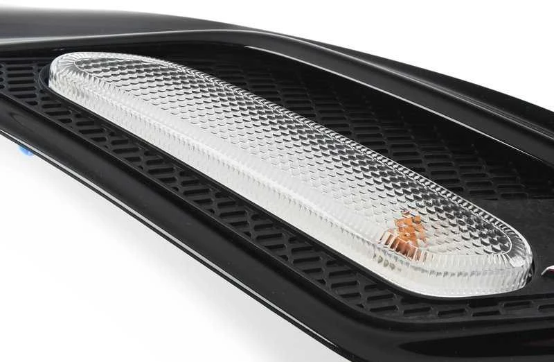 BMW MINI COUNTRYMAN PACEMAN S DEŠINIS ŠONINIS BLIZGUS Juodas SIGNALO APDAILOS DETALĖS ORIGINALI 9812908