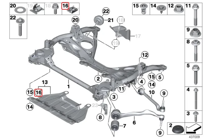 BMW C Formos Veržlė 1 F20 F21 2 F22 F87 M2 3 F30 F80 M3 Originalus 51717065773