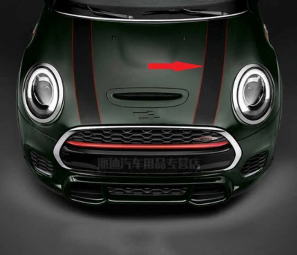 BMW MINI F55 Dekoratyvinė juostelė priekinė kairė originali 51147365189