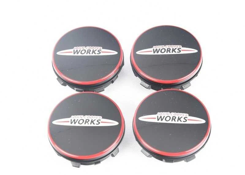 BMW MINI F55 F56 F56 "JCW" plaukiojančių centrinių dangtelių rinkinys originalus 36122469710