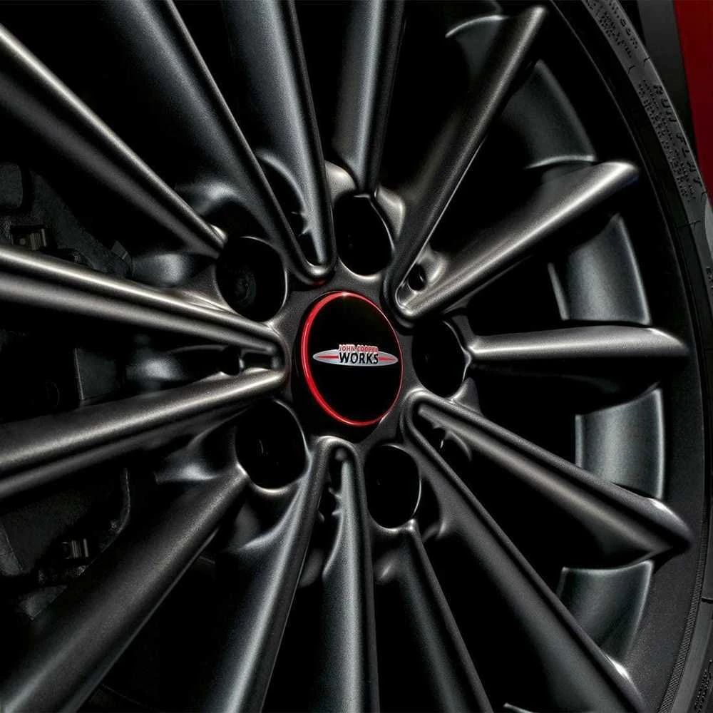 BMW MINI plaukiojančių ratlankių dangtelių rinkinys „JCW Edition“ – 36122469710