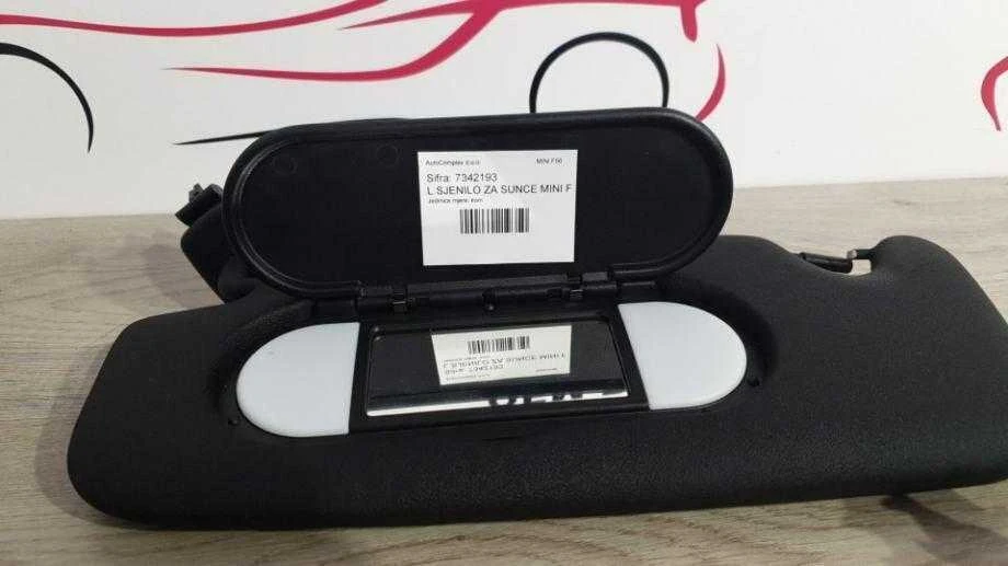 BMW MINI F56 F55 Juodas apsauginis skydelis nuo saulės originalus 51167382104