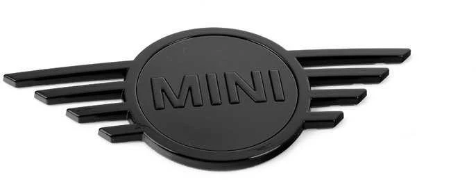 BMW MINI Juodas MINI BONNET BADGE EMBLEMA 51149880863 Originali