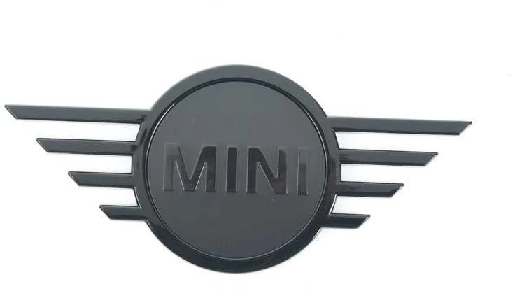 BMW MINI Juodas MINI BONNET BADGE EMBLEMA 51149880863 Originali