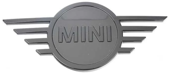 BMW MINI Juodas MINI BONNET BADGE EMBLEMA 51149880863 Originali