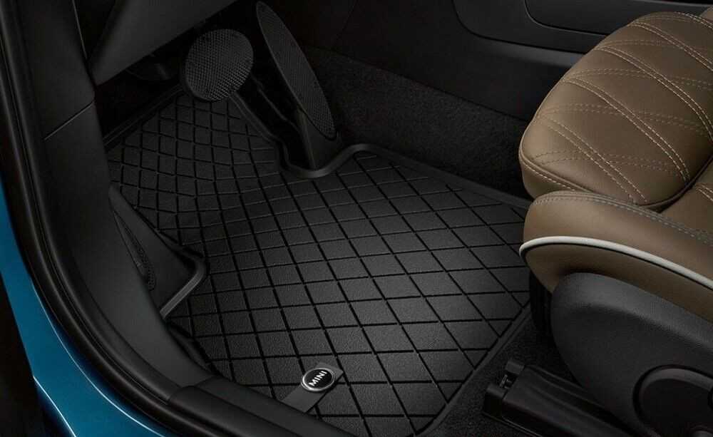 BMW MINI originalios Countryman F60 priekinės visų oro sąlygų guminės grindų kilimėlės 2017 51472447607 Originalios