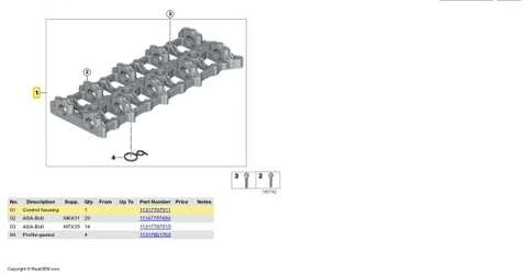BMW MINI Pilnas CAMSHAFT KIT 1.6 2.0 D 16V 11317797511 Originalus