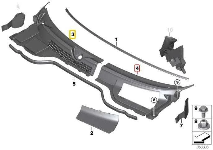 BMW MINI priekinis dešinysis priekinio lango stiklas 51132751211 originalus