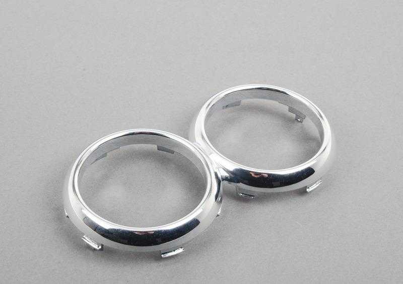 BMW MINI R50 centrinės konsolės chromuotas gėrimo žiedo laikiklis originalus 51167127915