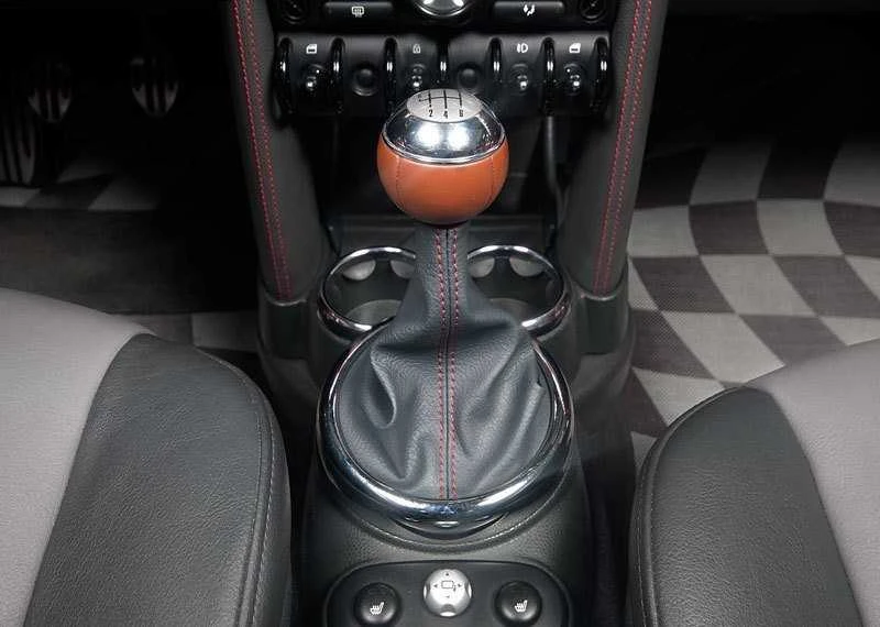 BMW MINI R50 JCW GP Manual Shifter Boot Leather 51166966468 Originalus