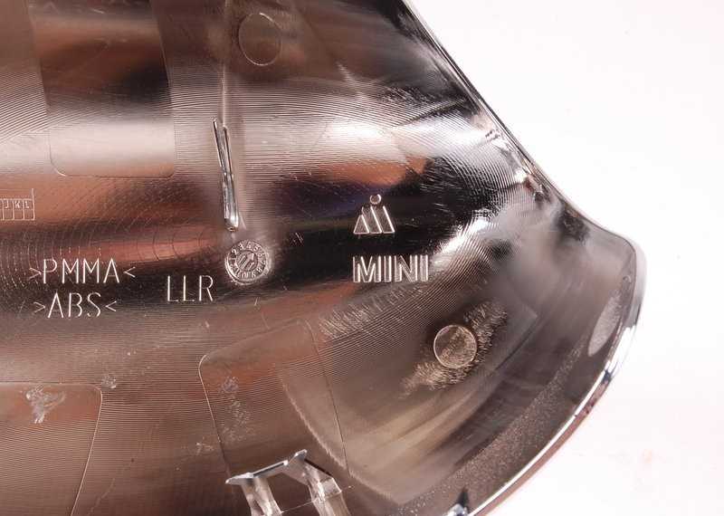 BMW MINI R50 R52 R53 Chromuotas dešinysis veidrodėlio dangtelis originalus 7123294