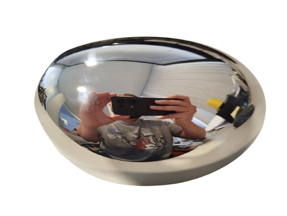 BMW MINI R50 R52 R53 Priekinių durų sparno veidrodėlio dangtelis chromuotas dešinysis originalus 51167123296