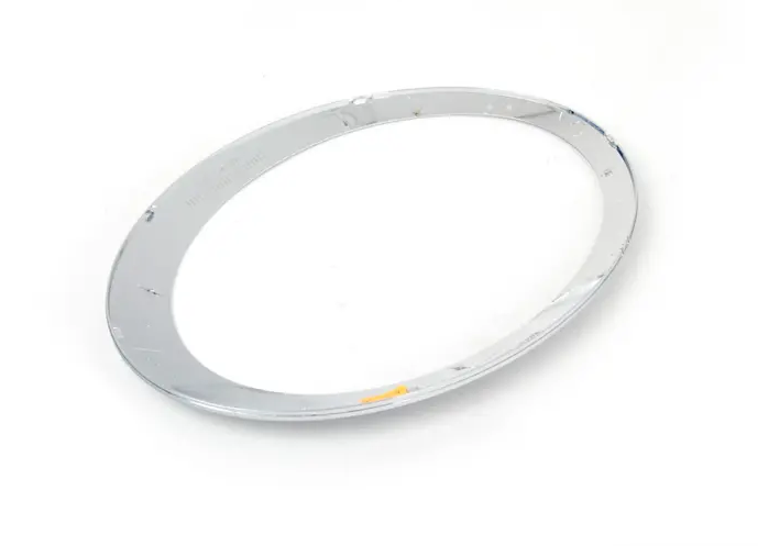 BMW MINI R50 R53 Chromuotas priekinio žibinto žiedas kairėje pusėje originalus 63126917835