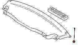 BMW MINI R52 galinio lango lentynos laidas Originalus 51466961448