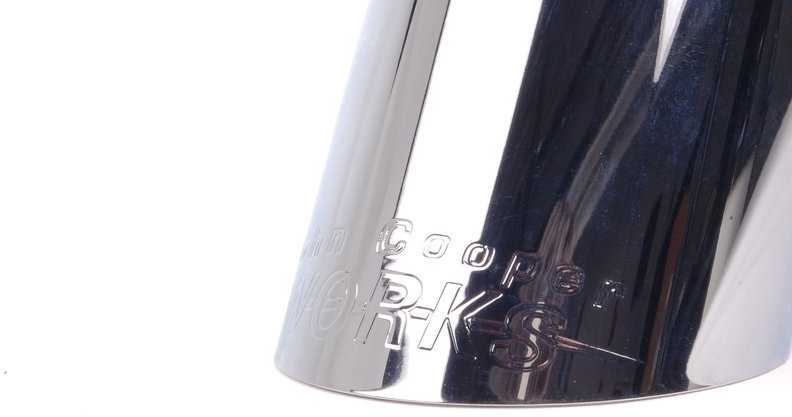 BMW MINI R53 išmetimo vamzdžio apdaila chromuota originali 18107556986