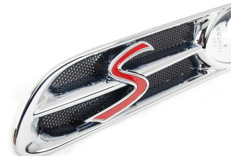 Bmw Mini R53 R52 Chromuotas Šoninių Žymeklių Apvadas Originalus 51137114733