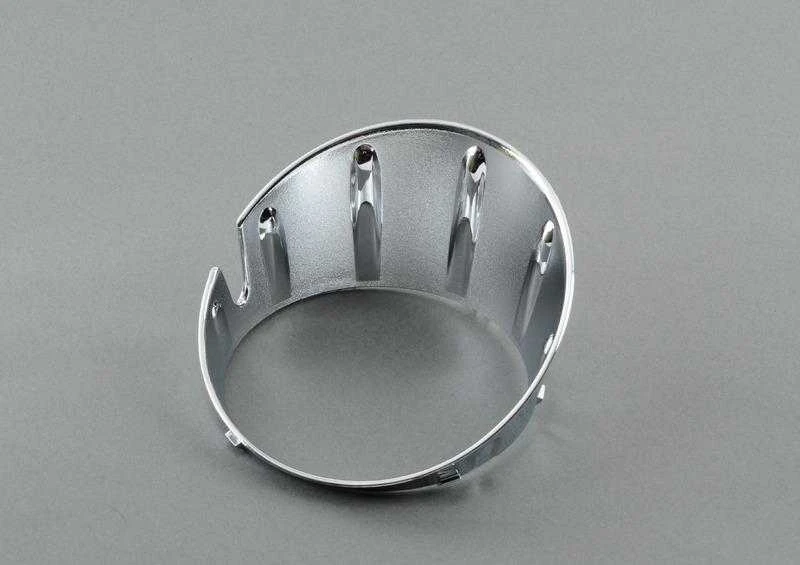 BMW MINI R55 priekinio bamperio rūko žibinto dangtelis Chrome dešinysis originalus 51117248792