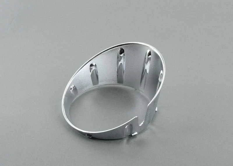 BMW MINI R55 R55 R56 R57 R58 R59 Priekinio bamperio rūko žibinto dangtelis Chrome kairė originali 51117248791