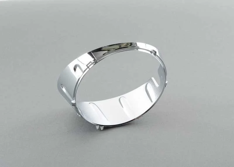 BMW MINI R55 R55 R56 R57 R58 R59 Priekinio bamperio rūko žibinto dangtelis Chrome kairė originali 51117248791