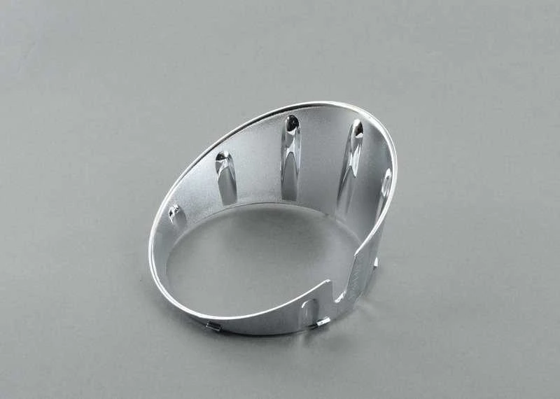 BMW MINI R55 R55 R56 R57 R58 R59 Priekinio bamperio rūko žibinto dangtelis Chrome kairė originali 51117248791