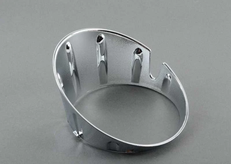 BMW MINI R55 R55 R56 R57 R58 R59 Priekinio bamperio rūko žibinto dangtelis Chrome kairė originali 51117248791