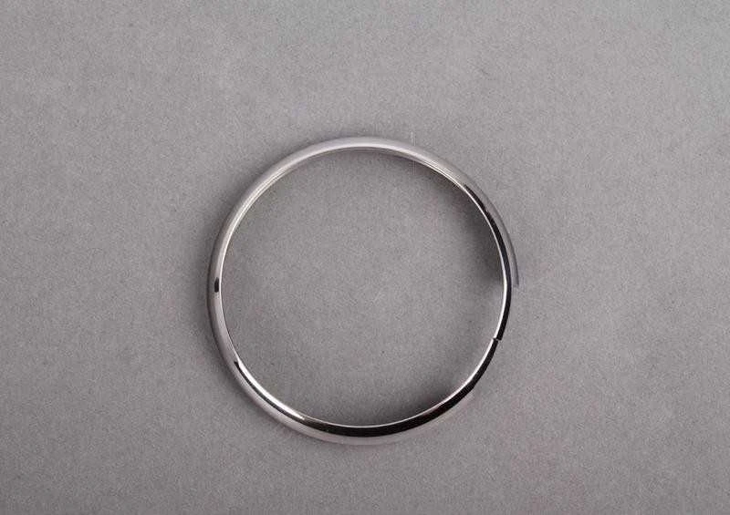 BMW MINI R55 R56 R57 Metalinis chromuotas žiedas raktų dėklui originalus 61313456374