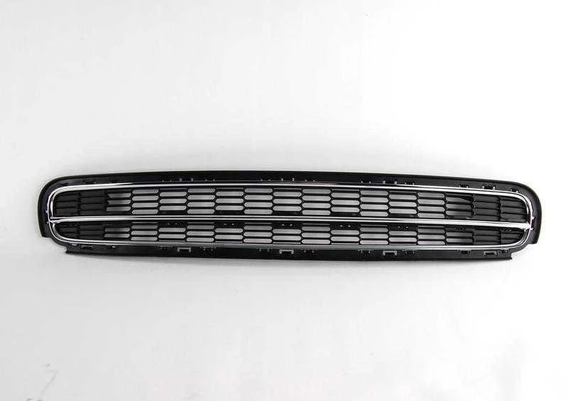 BMW Mini R55 R56 R57 Priekinis Apatinis Grotelės Juodas Su Chromu Originalus 51112755463