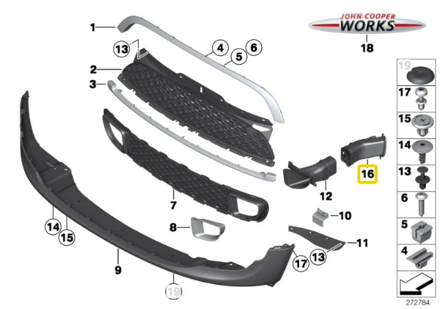 Bmw Mini R56 R55 R57 R58 R59 Galinio Kairiojo Stabdžių Oro Kanalas Originalus 51747266547
