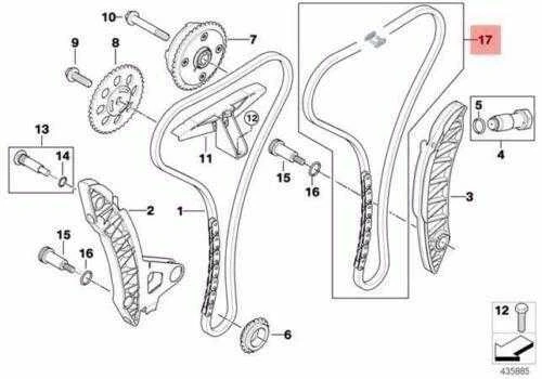 BMW MINI R56 R55 R57 R58 R59 Remonto Rinkinys Laikrodžio Grandinei Originalus 11318632773