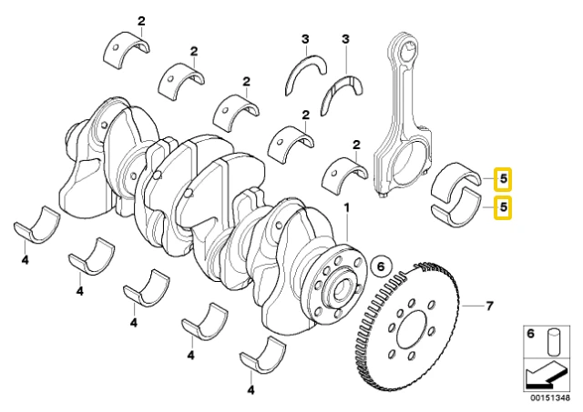 BMW MINI R56 R55 Variklio Apsauga Originalus 11247588267