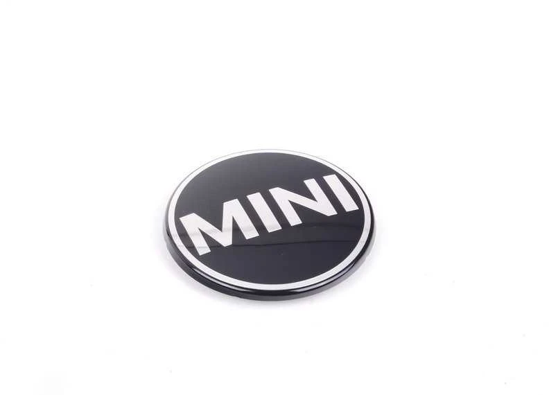 BMW MINI R60 R61 BAGAŽINĖS EMBLEMA APSKRITIMO FORMOS ŽENKLIUKAS ORIGINALUS 51149811724