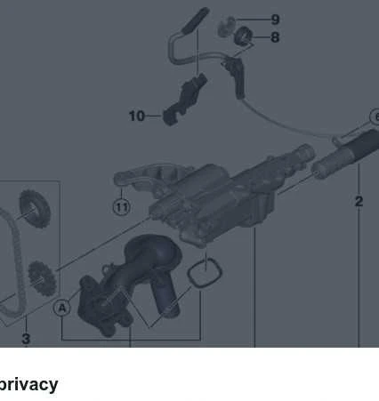BMW Mini variklio alyvos siurblio pavaros varžtas Originalus 11417553143
