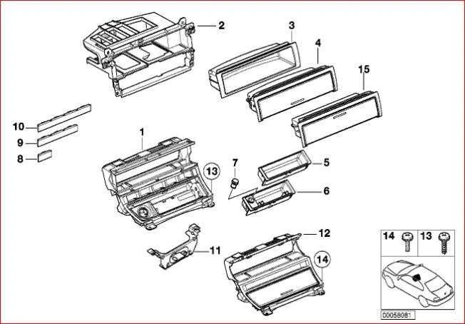 BMW NAUJA ORIGINALI 3 SERIJOS E46 PRIEKINĖS PELENINĖS ĮDĖKLAS CHROMO RHD 8259495