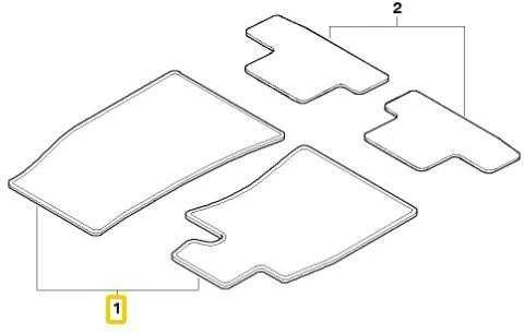 BMW Naujas OEM MINI R55 R56 R57 R58 R59 Juodas Grindų Kilimėlių Komplektas Priekyje LHD 7324823