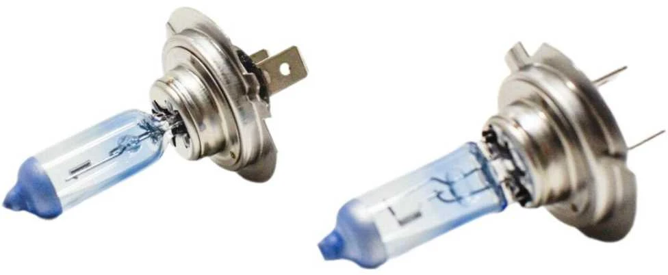 BMW originalios halogeninių priekinių žibintų lempučių lemputės 2x H7 mėlynos spalvos 63112338076